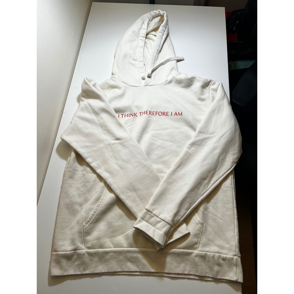 Billie Eilish I Think Therefore I Am Hoodie Tour Merch L Beige